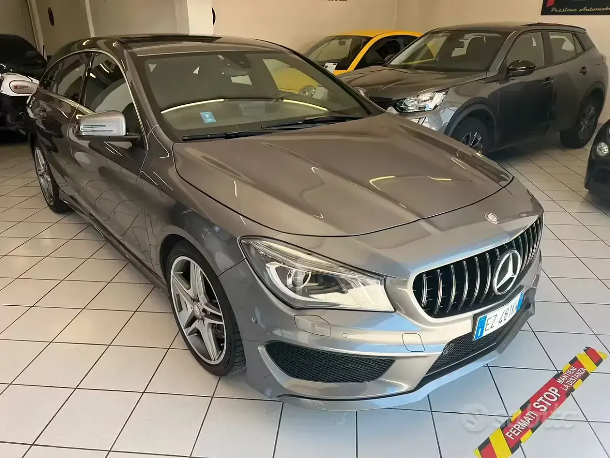 Usata Mercedes CLA220 Shooting Brake Premium 177 CV (130 kW) 2015 Grigio Station wagon