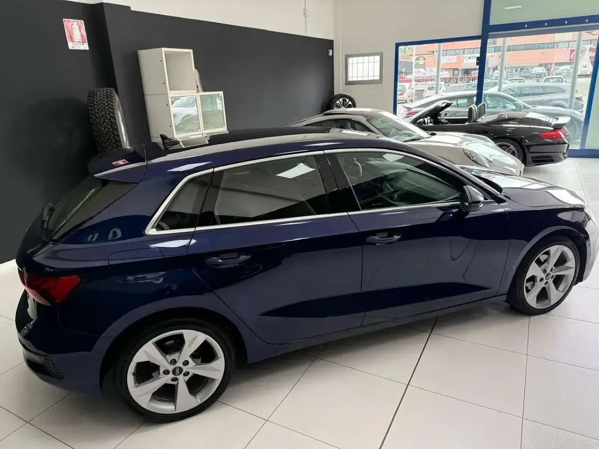Usata Audi A3 Advanced 116 CV (85 kW) 2021 Blu/azzurro Berlina