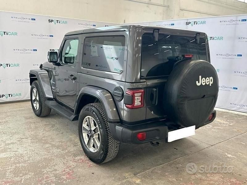 Usata Jeep Wrangler Sahara 272 CV (200 kW) 2020 Grigio SUV