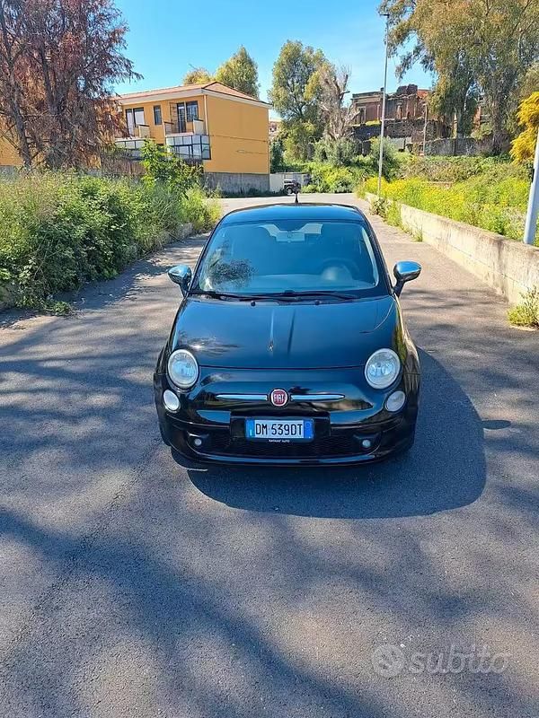 Usata Fiat 500 2008 Nero Berlina