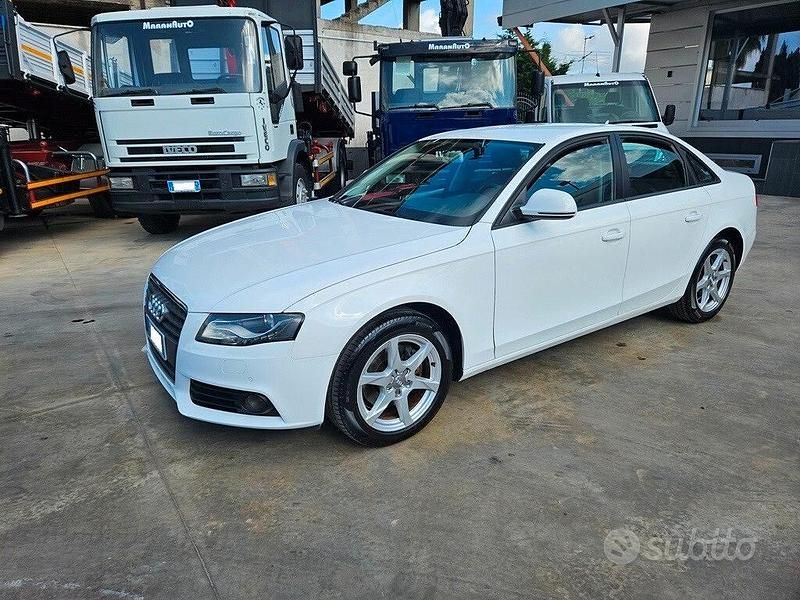 Usata Audi A4 160 CV (117 kW) 2009 Bianco Berlina