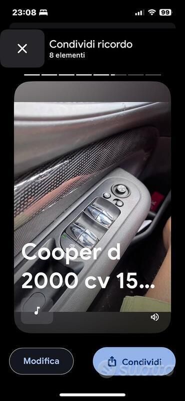 Usata Mini Cooper D Clubman 150 CV (110 kW) 2015 Nero Station wagon