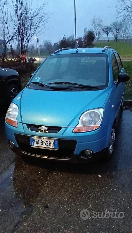 Usata Chevrolet Matiz 52 CV (38 kW) 2008 Blu Utilitaria