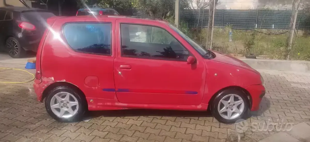 Usata Fiat Seicento Abarth 54 CV (39 kW) 2000 Rosso Utilitaria