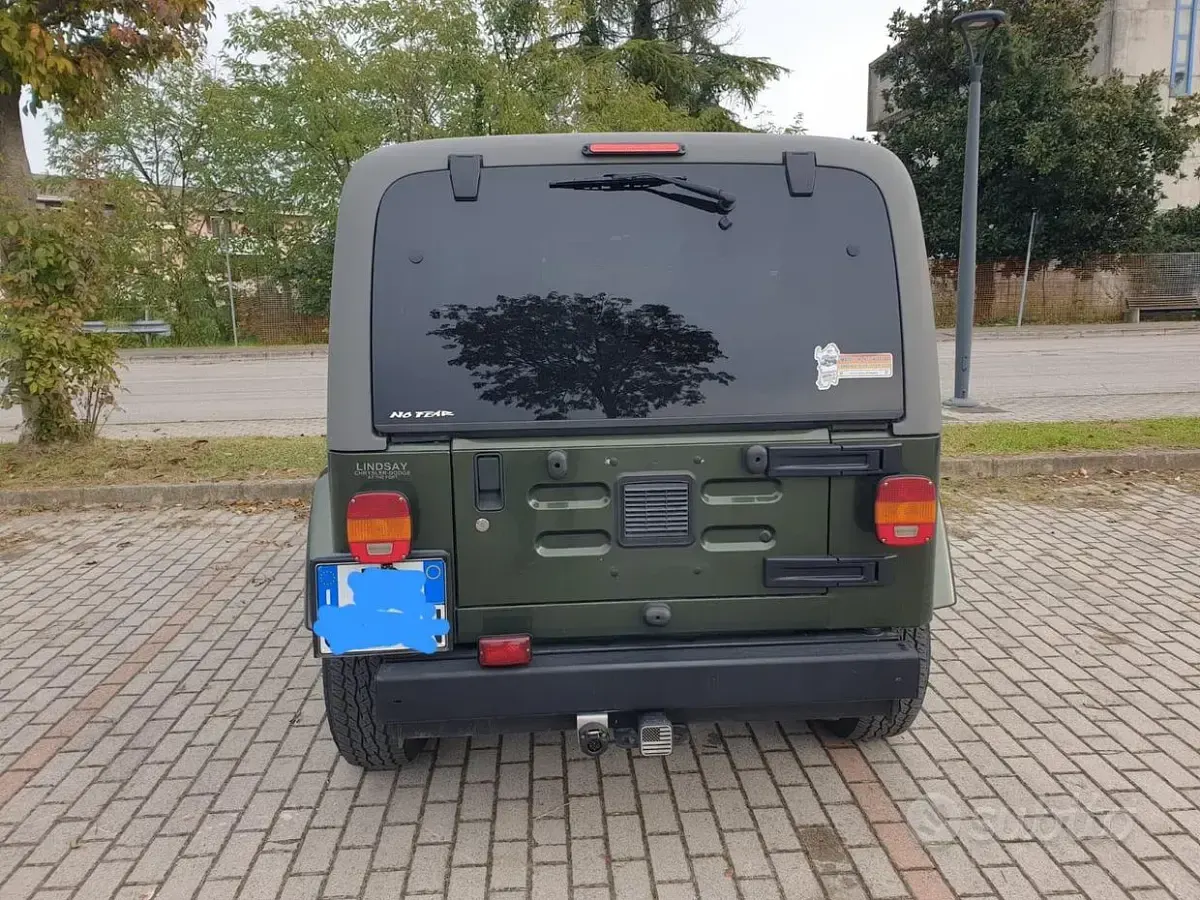 Usata Jeep Wrangler 177 CV (130 kW) 2006 Verde SUV