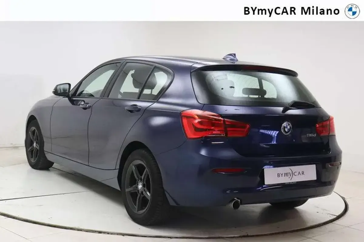 Usata BMW 116 116 CV (85 kW) 2017 Blu mediterraneo metallizzato Utilitaria
