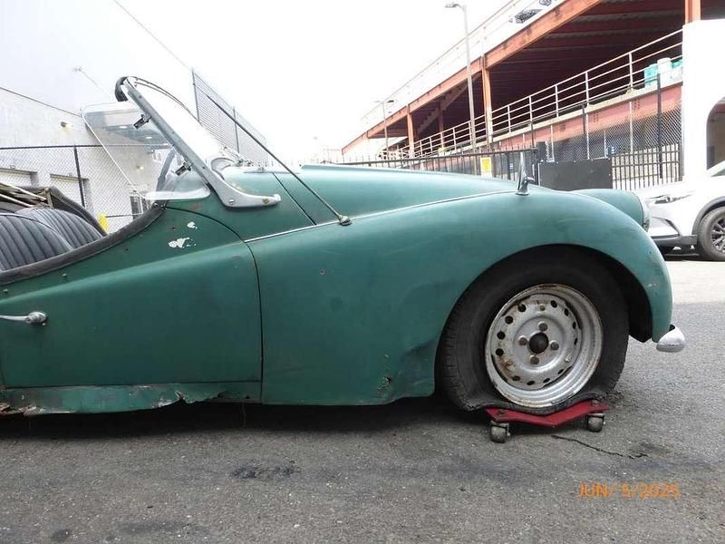 Usata Triumph TR3 109 CV (80 kW) 1958 Verde Cabrio