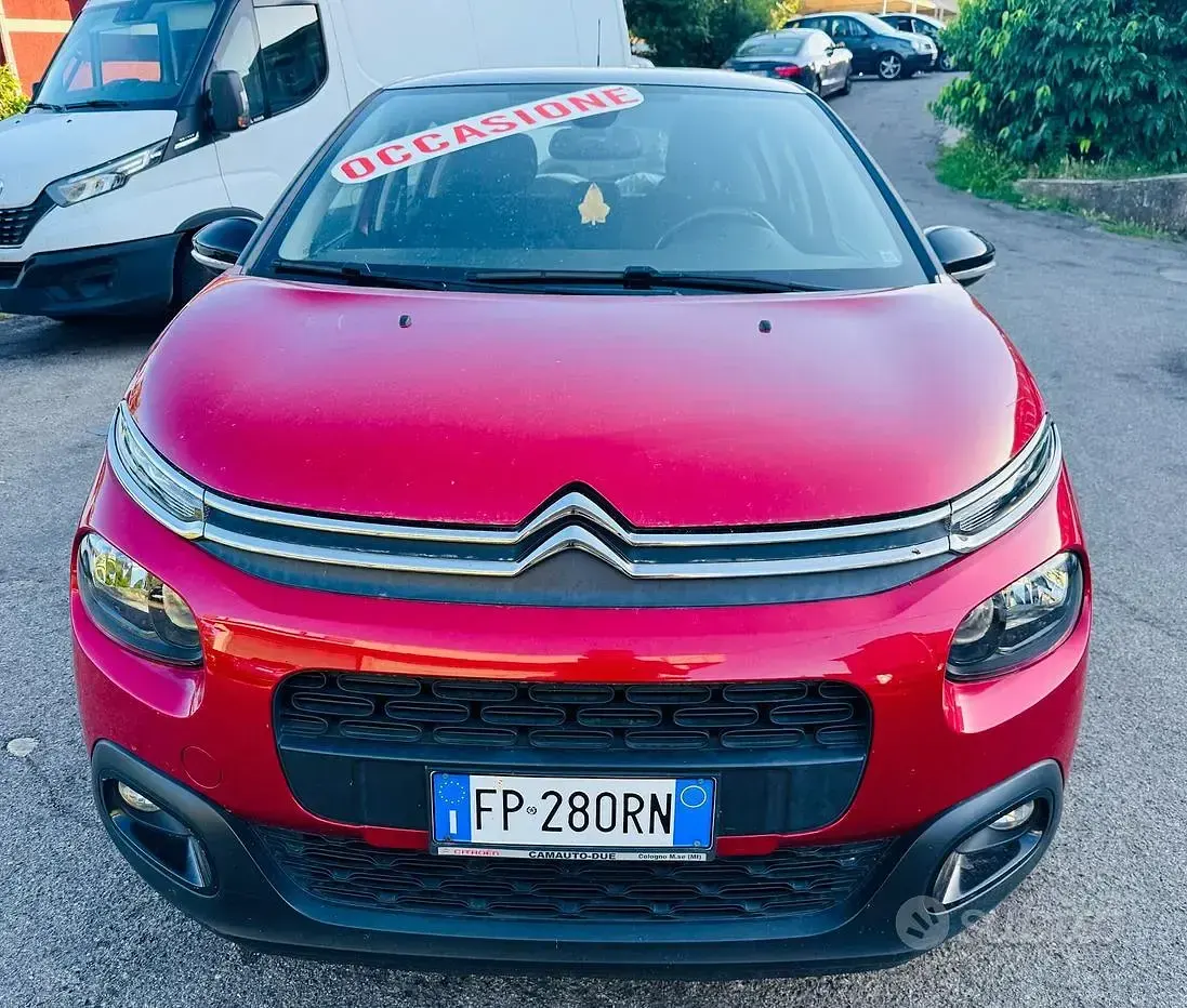 Usata Citroën C3 PureTech 83 CV (61 kW) 2018 Rosso Utilitaria