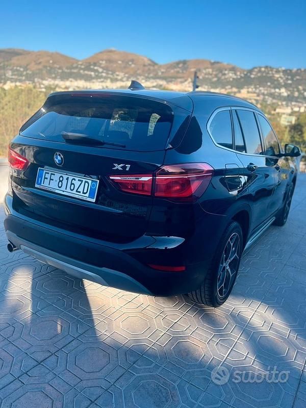 Usata BMW X1 xLine 150 CV (110 kW) 2016 Nero SUV