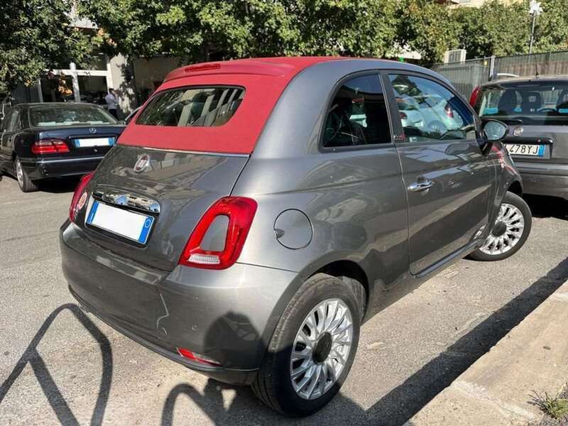 Usata Fiat 500C Lounge 69 CV (50 kW) 2020 Grigio Cabrio
