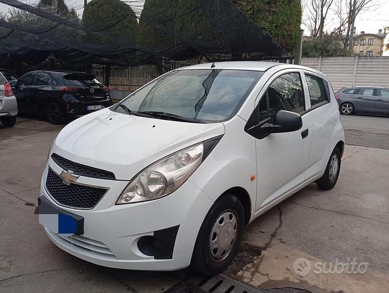 Usata Chevrolet Spark LS 67 CV (49 kW) 2010 Bianco Utilitaria