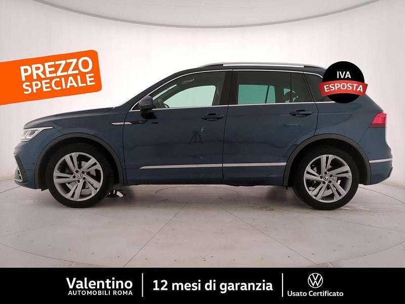 Usata VW Tiguan R-line 150 CV (110 kW) 2021 Blu SUV