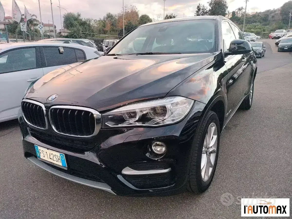 Usata BMW X6 Efficient Dynamics 258 CV (189 kW) 2018 Nero SUV