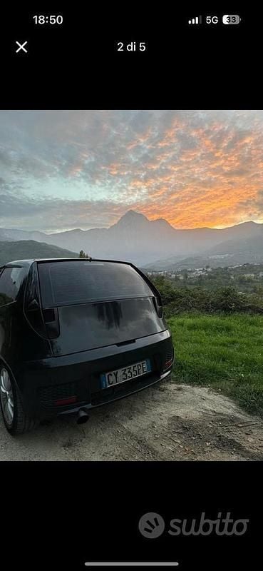Usata Fiat Punto 69 CV (50 kW) 2006 Nero Berlina
