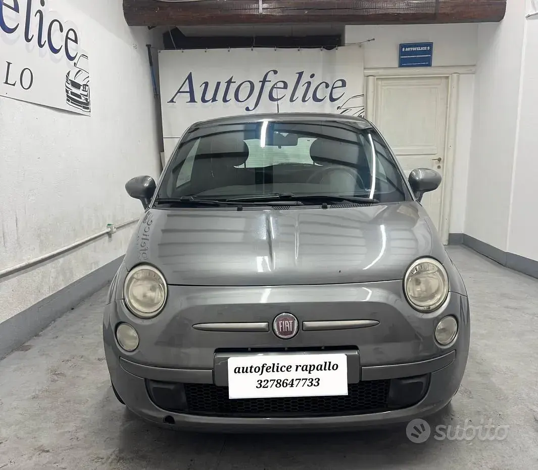 Usata Fiat 500 85 CV (62 kW) 2011 Grigio Berlina