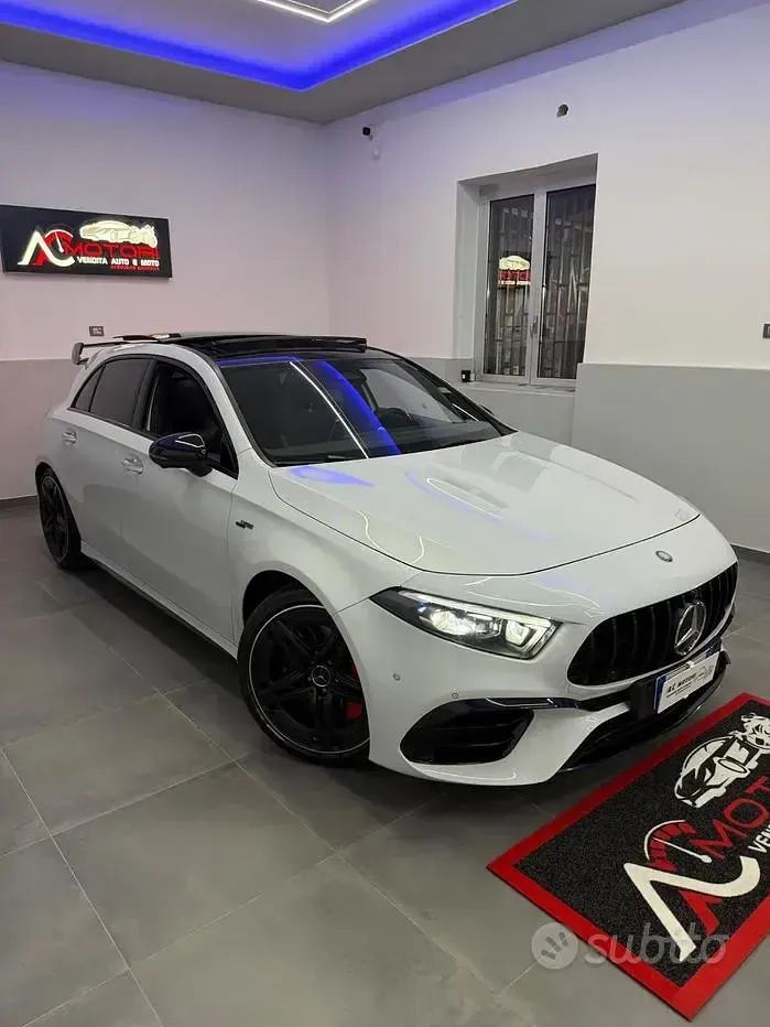 Usata Mercedes A45 AMG Premium Plus 421 CV (309 kW) 2023 Bianco Utilitaria