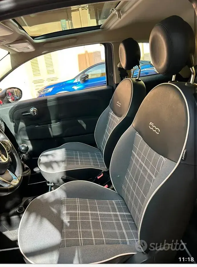 Usata Fiat 500 95 CV (69 kW) 2018 Grigio Berlina