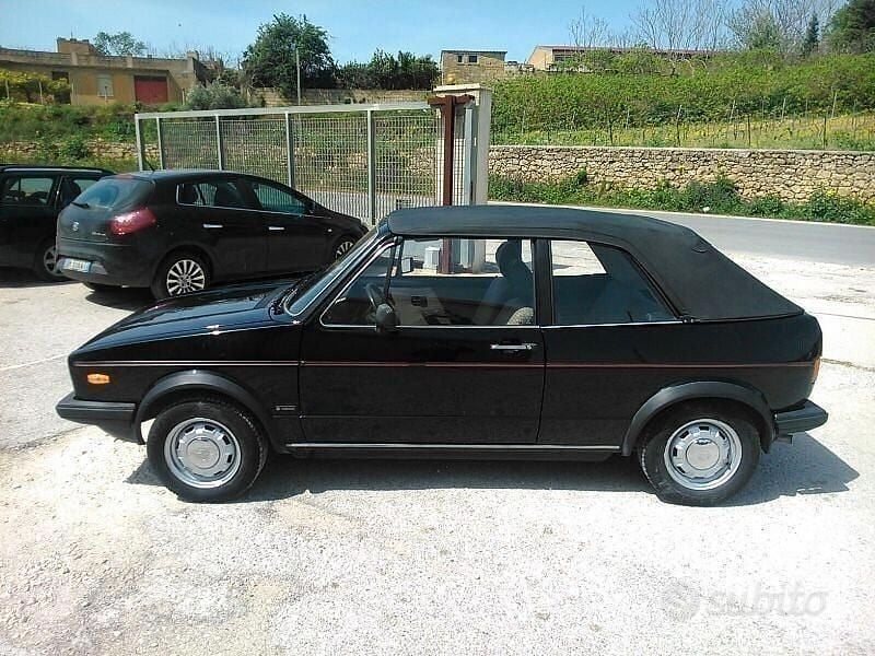 Usata VW Golf Cabriolet 110 CV (80 kW) 1980 Nero Cabrio