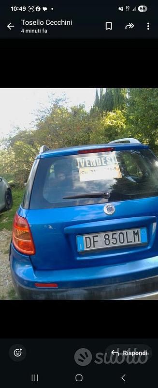 Usata Fiat Sedici 107 CV (78 kW) 2008 Blu SUV