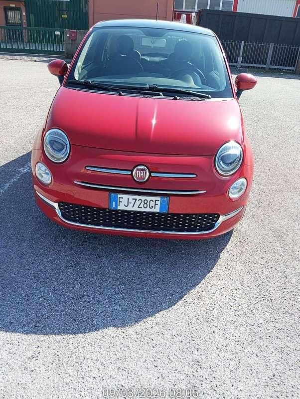 Usata Fiat 500 Lounge 69 CV (50 kW) 2017 Rosso Utilitaria