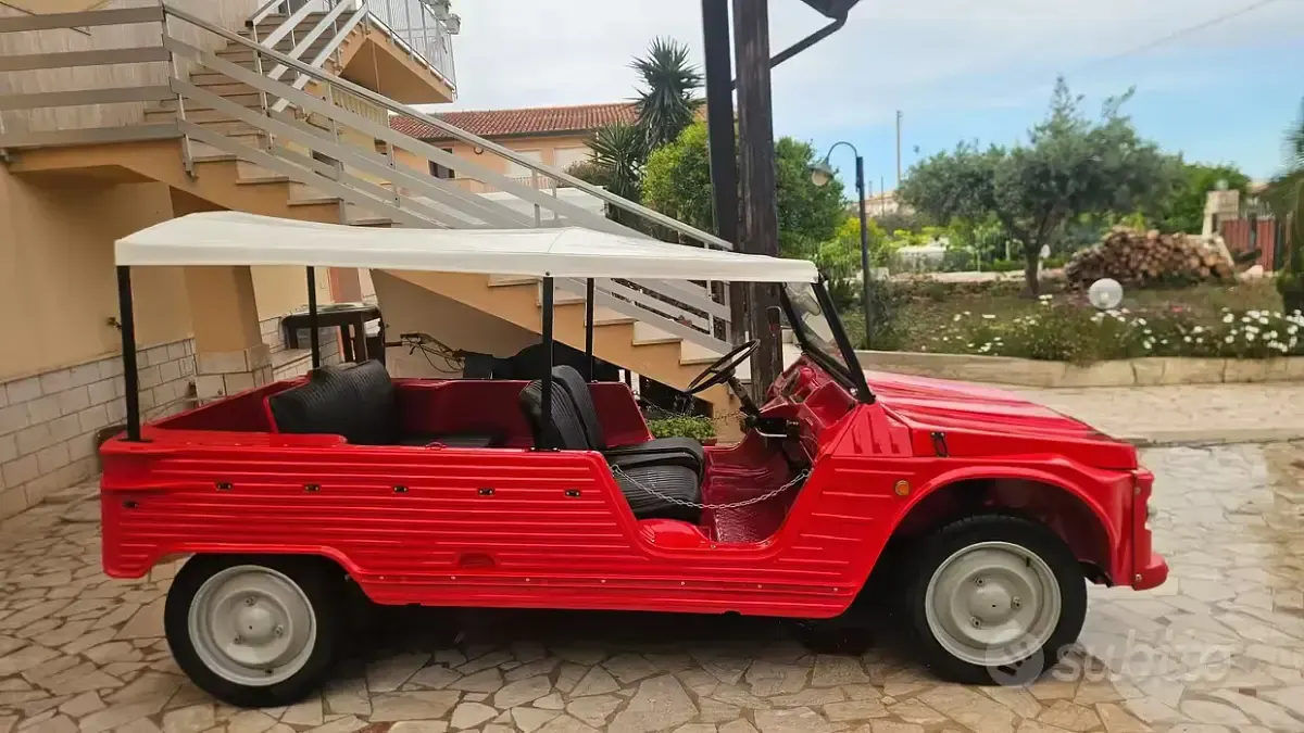 Usata Citroën Méhari 1970 Rosso Cabrio