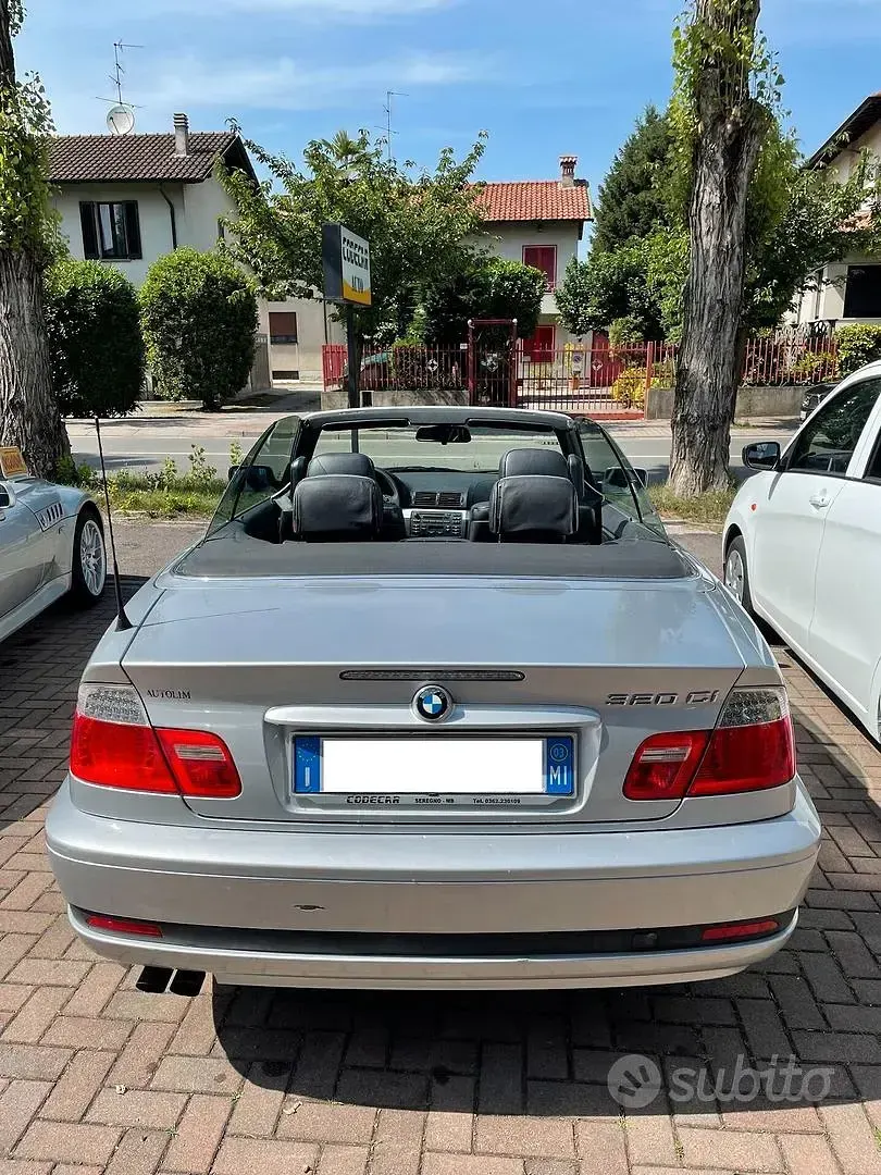 Usata BMW 320 Cabriolet 170 CV (125 kW) 2003 Argento Cabrio