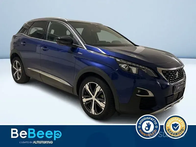Usata Peugeot 3008 GT-line 131 CV (96 kW) 2020 Blu metallizzato SUV