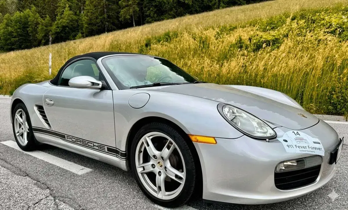 Usata Porsche Boxster 239 CV (175 kW) 2005 Argento Cabrio