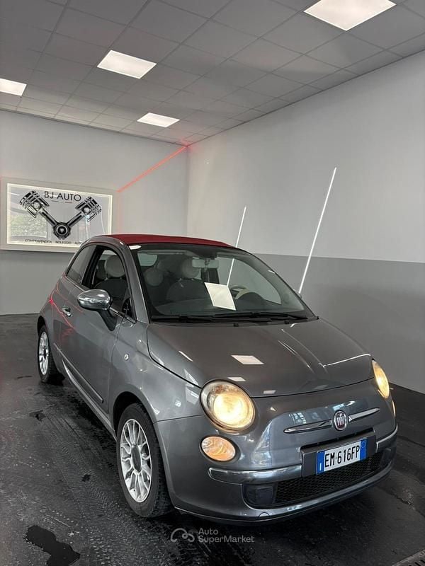 Usata Fiat 500 95 CV (69 kW) 2012 Gray Cabrio