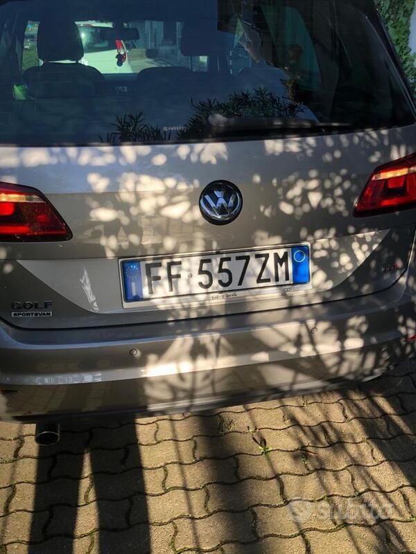 Usata VW Golf VII 90 CV (66 kW) 2017 Grigio Station wagon