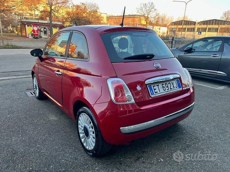 Usata Fiat 500 Lounge 69 CV (50 kW) 2013 Rosso Utilitaria