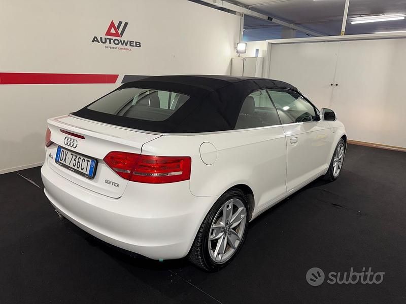 Usata Audi A3 Cabriolet S-Line 105 CV (77 kW) 2009 Bianco Cabrio