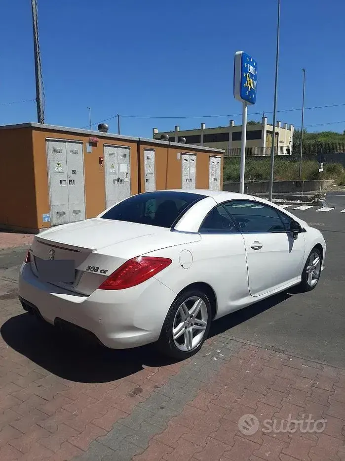 Usata Peugeot 308 CC 156 CV (114 kW) 2010 Bianco Cabrio