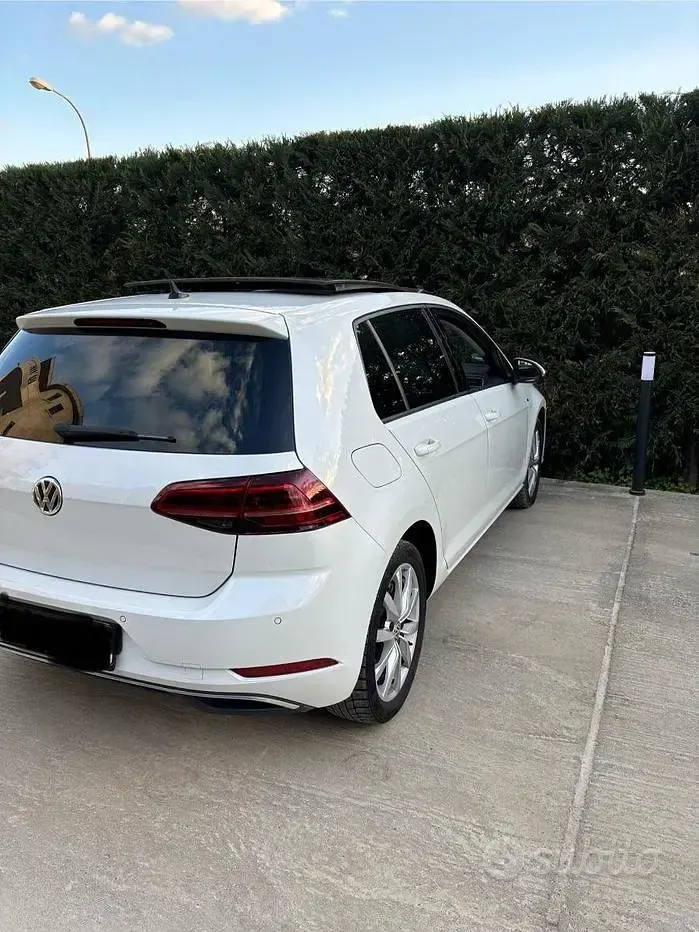 Usata VW Golf VII 115 CV (84 kW) 2019 Bianco Berlina