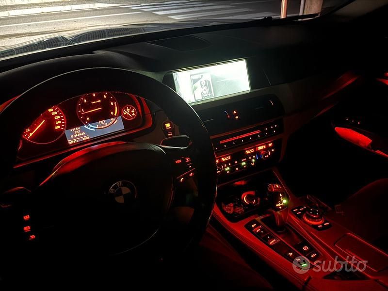 Usata BMW 525 Efficient Dynamics 218 CV (160 kW) 2012 Nero Berlina