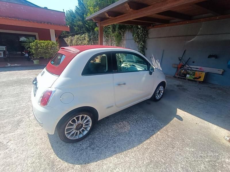 Usata Fiat 500 2012 Bianco Cabrio