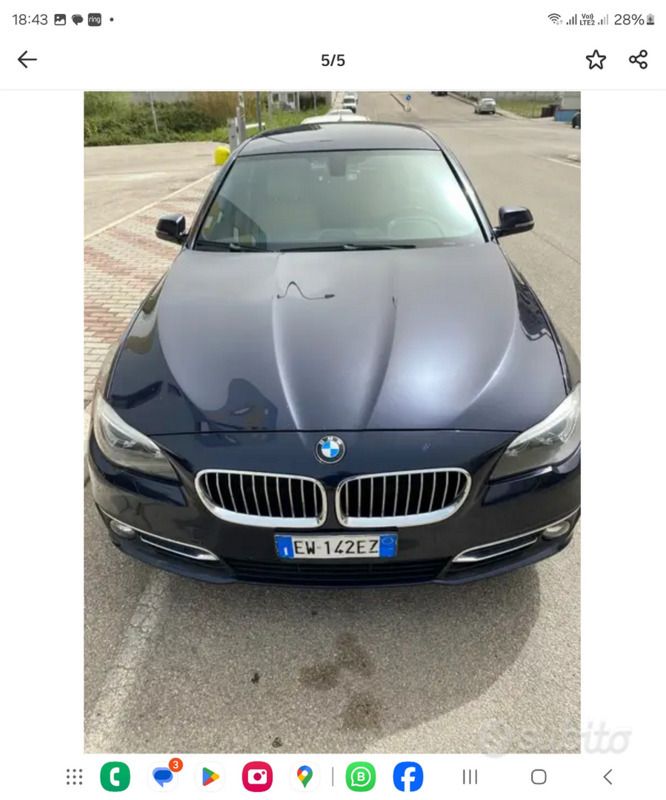 Blu Usata 2014 BMW 520 Station wagon | 9000 € (Ottimo prezzo) - Immagine 1/4