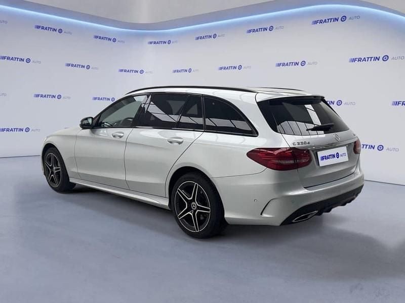 Usata Mercedes C220 Premium 194 CV (142 kW) 2019 Argento Station wagon