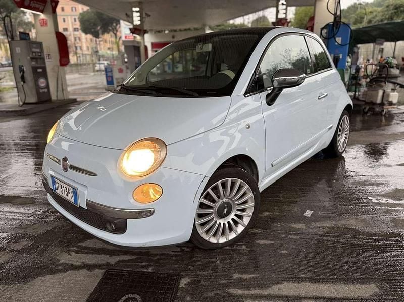 Usata Fiat 500 69 CV (50 kW) 2009 Blu/azzurro Utilitaria