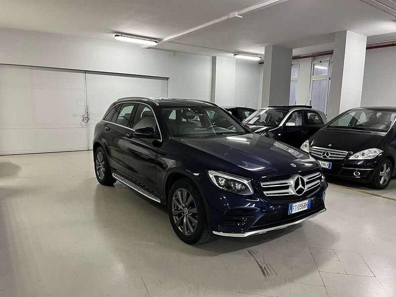 Usata Mercedes GLC250 Premium 204 CV (150 kW) 2018 Blu/azzurro SUV