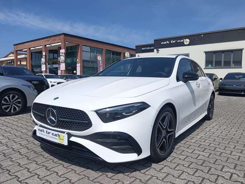 Bianco Usata 2024 Mercedes A200 AMG Line Premium Tre volumi | 34.900 € (Buon prezzo) - Immagine 1/4