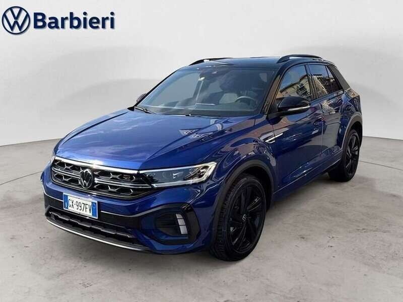 Usata VW T-Roc R-line 110 CV (80 kW) 2024 Blu SUV