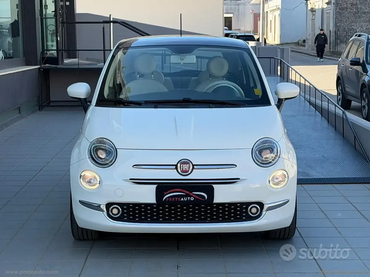 Usata Fiat 500 Lounge 69 CV (50 kW) 2016 Bianco Berlina
