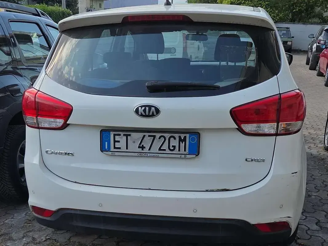 Usata Kia Carens 116 CV (85 kW) 2013 Bianco Monovolume