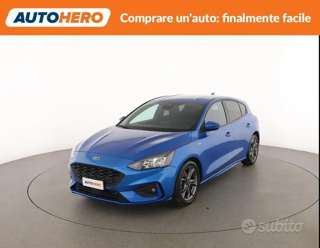 Usata Ford Focus ST-Line 125 CV (91 kW) 2021 Blu Berlina