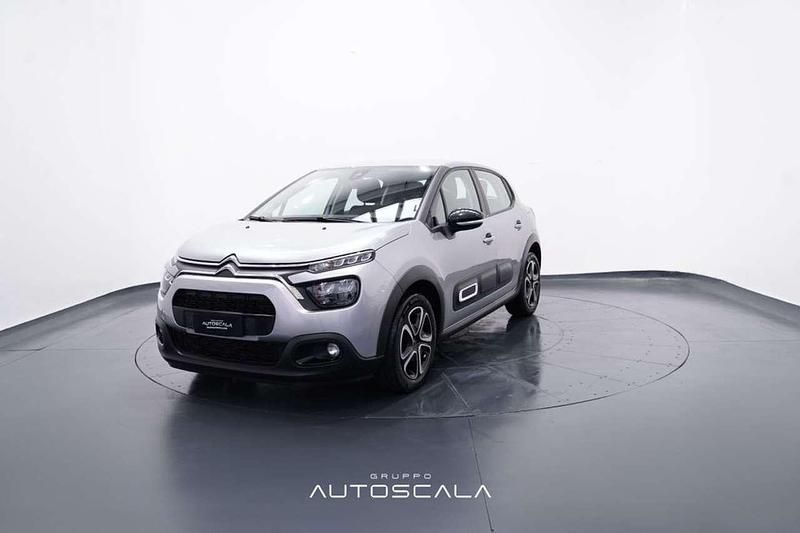Grigio artense / tetto black Usata 2022 Citroën C3 Feel Due volumi | 11.990 € (Buon prezzo) - Immagine 1/4