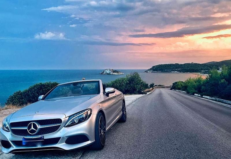 Usata Mercedes C250 204 CV (150 kW) 2017 Argento Cabrio