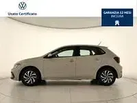 Usata VW Polo Life 90 CV (66 kW) 2023 Bianco Utilitaria