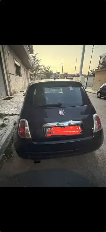 Usata Fiat 500 Lounge 75 CV (55 kW) 2008 Nero Utilitaria