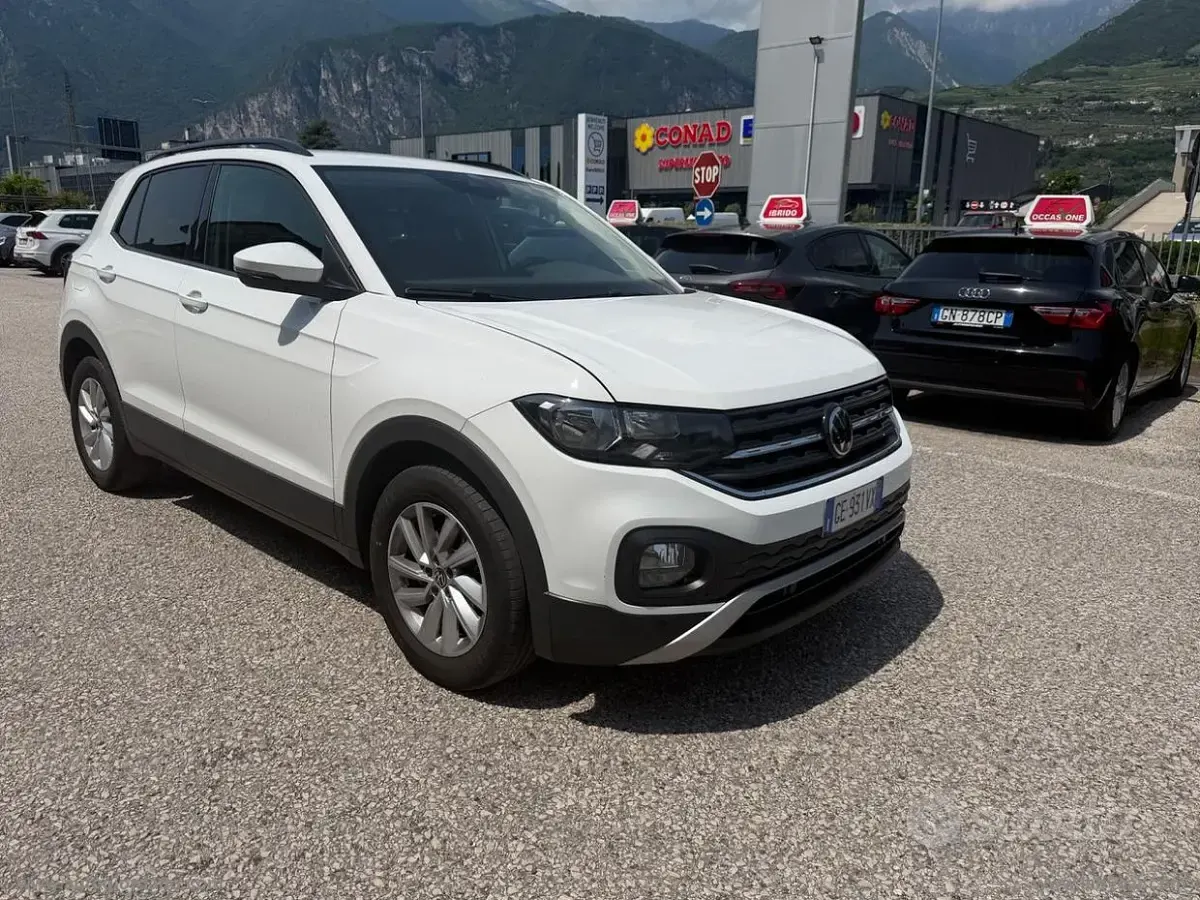 Usata VW T-Cross Advance 110 CV (80 kW) 2021 Bianco SUV